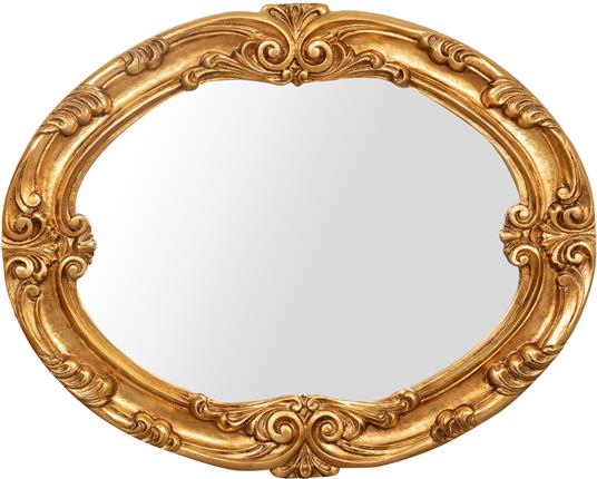 specchio ingresso cornice barocco oro 105x85 cm Made in Italy Specchi  decorativi da parete Specchio cornici vintage - Biscottini - Idee regalo