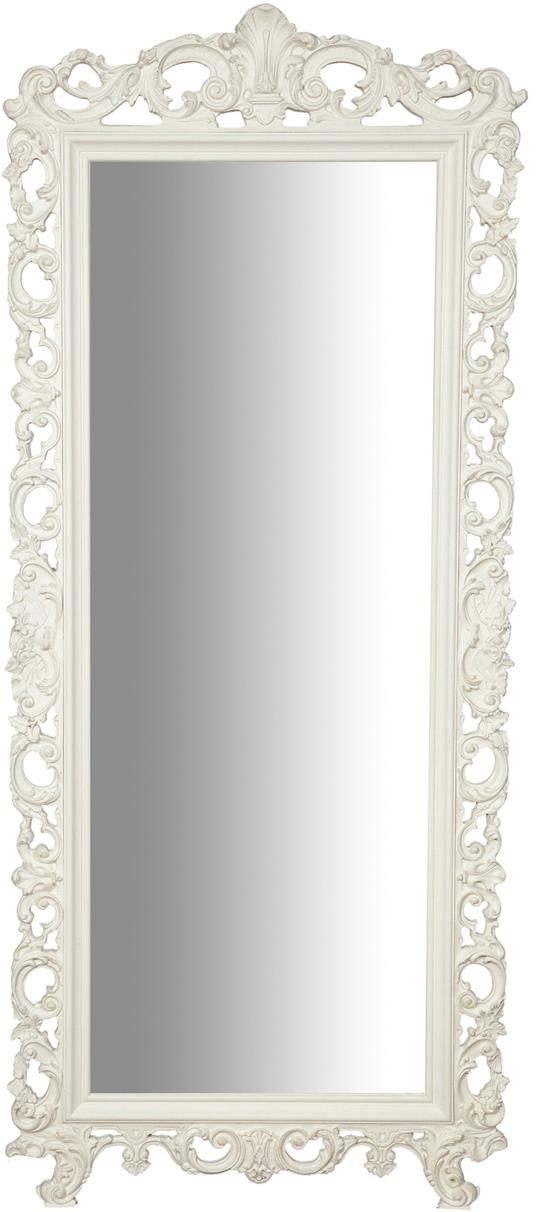 Specchio da parete bianco 191x82x4 cm Specchio grande da parete Specchio da  parete lungo Specchio camera da letto Shabby