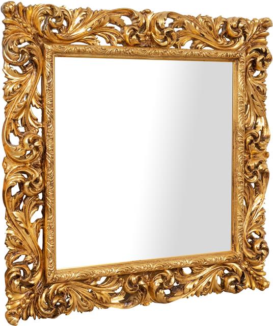 Specchio grande da terra e parete 112x112x8 cm Specchio da parete grande  stile barocco - Biscottini - Idee regalo