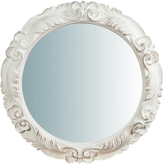 Specchio da parete rotondo 66x66 cm Specchio vintage da parete per la casa  Specchio rotondo bagno e camera