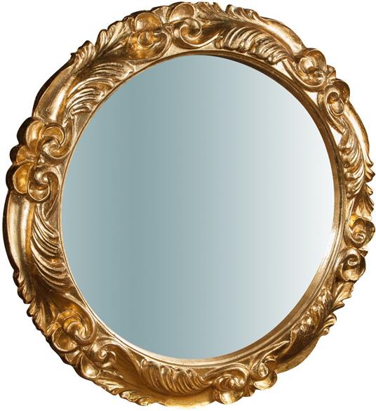 Specchio da parete rotondo 66x66 cm Specchio vintage da parete per la casa Specchio  rotondo bagno e camera - Biscottini - Idee regalo