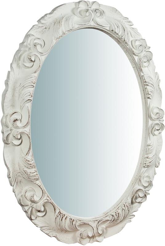 Specchio da parete rotondo 88x66 cm Specchio vintage da parete per la casa Specchio  rotondo bagno e camera - Biscottini - Idee regalo