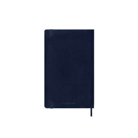 Agenda giornaliera 12 mesi, 2025 Moleskine, Large, Copertina morbida, Blu zaffiro - 13 x 21 cm - 6