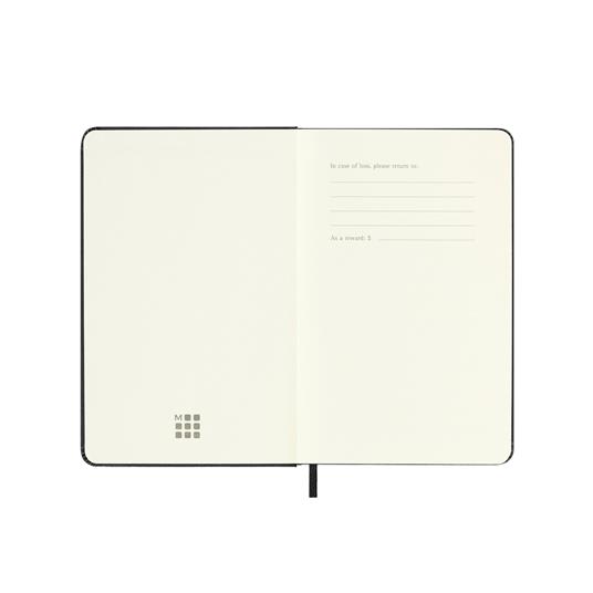 Agenda settimanale orizzontale 12 mesi, 2025 Moleskine, Pocket, Copertina rigida, Nero - 9 x 14 cm - 2