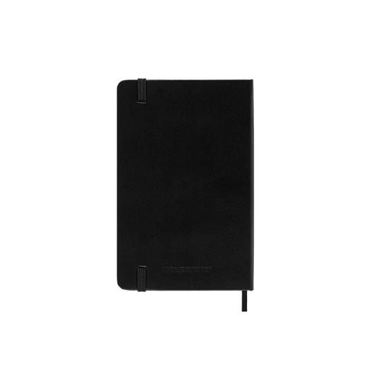 Agenda settimanale orizzontale 12 mesi, 2025 Moleskine, Pocket, Copertina rigida, Nero - 9 x 14 cm - 6