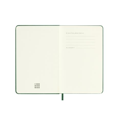 Agenda settimanale con spazio per note 12 mesi, 2025 Moleskine, Pocket, Copertina rigida, Verde mirto - 9 x 14 cm - 2