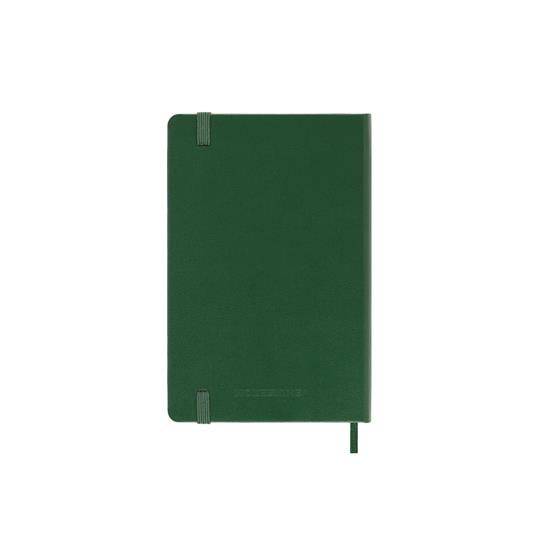 Agenda settimanale con spazio per note 12 mesi, 2025 Moleskine, Pocket, Copertina rigida, Verde mirto - 9 x 14 cm - 6