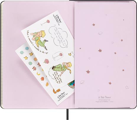 Taccuino Moleskine 2023, Le Petit Prince in edizione limitata Large, copertina rigida, a righe, con Gift box - 7