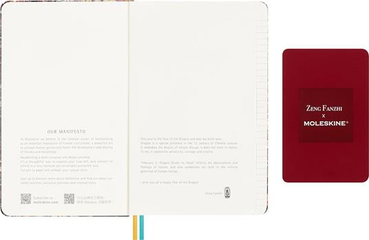 Taccuino Moleskine Chinese New Year 2024, Limited Edition, Year of the Dragon Notebook - Zeng Fanzhi, Large - 13x21 cm - 3
