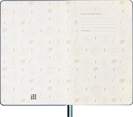 Taccuino Moleskine large a righe, Copertina rigida, Expecto Patronum - 5