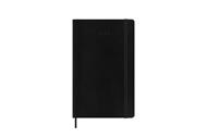 Agenda giornaliera Moleskine 2026, 12 mesi, Large, Copertina morbida, Nero - Large 13x21