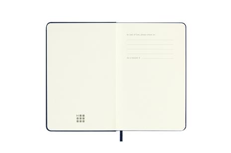 Agenda giornaliera Moleskine 2026, 12 mesi, Pocket, Copertina rigida, Blu zaffiro - Pocket 9x14 - 2