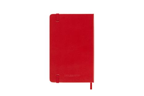 Agenda giornaliera Moleskine 2026, 12 mesi, Pocket, Copertina rigida, Rosso scarlatto - Pocket 9x14 - 6
