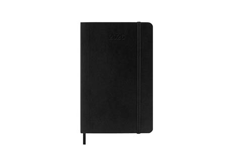 Agenda giornaliera Moleskine 2026, 12 mesi, Pocket, Copertina morbida, Nero - Pocket 9x14