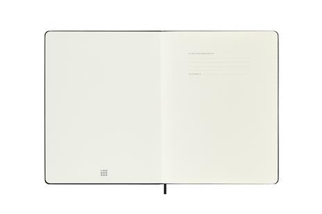 Agenda settimanale Moleskine 2025-26, verticale PRO 12 mesi, XL, Copertina rigida, Nero - XL 19x25 - 2