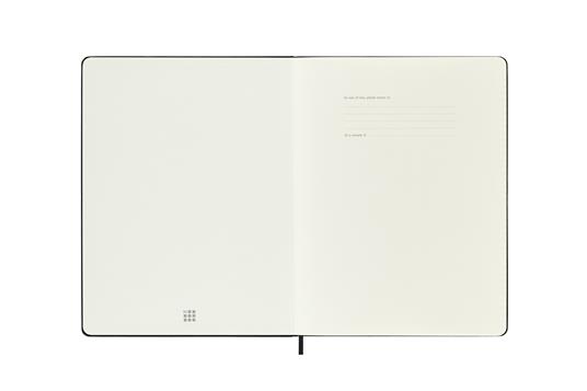 Agenda settimanale Moleskine 2025-26, verticale PRO 12 mesi, XL, Copertina rigida, Nero - XL 19x25 - 2