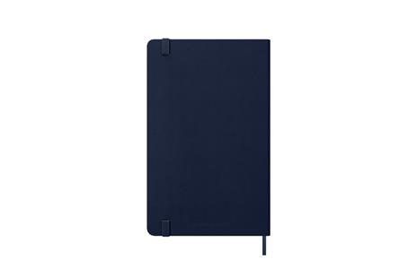 Agenda settimanale Moleskine 2025-26, con spazio per note 12 mesi, Large, Copertina rigida, Blu zaffiro - Large 13x21 - 6