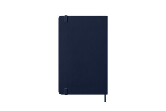 Agenda settimanale Moleskine 2025-26, con spazio per note 12 mesi, Large, Copertina rigida, Blu zaffiro - Large 13x21 - 6