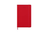 Agenda settimanale Moleskine 2025-26, con spazio per note 12 mesi, Large, Copertina rigida, Rosso scarlatto - Large 13x21