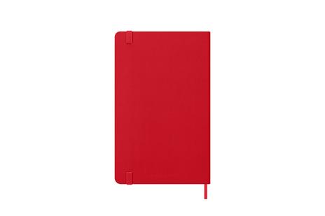Agenda settimanale Moleskine 2025-26, con spazio per note 12 mesi, Large, Copertina rigida, Rosso scarlatto - Large 13x21 - 6