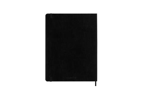 Agenda settimanale Moleskine 2026, con spazio per note 12 mesi, XL, Copertina morbida, Nero - XL 19x25  - 6