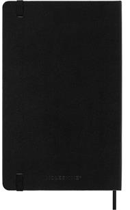 Agenda giornaliera Moleskine 2025-26, 18 mesi, Large, Copertina rigida, Nero  - Large 13x21