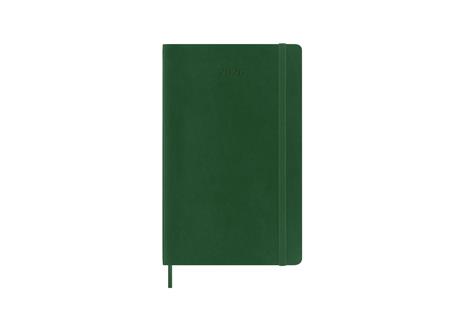 Agenda settimanale Moleskine 2025-26, con spazio per note 12 mesi, Large, Copertina morbida, Verde mirto - Large 13x21
