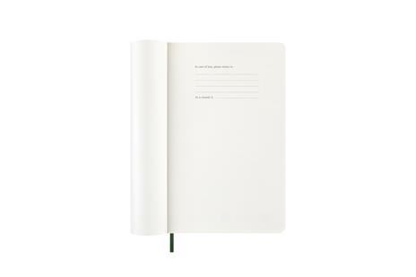 Agenda settimanale Moleskine 2025-26, con spazio per note 12 mesi, Large, Copertina morbida, Verde mirto - Large 13x21 - 2