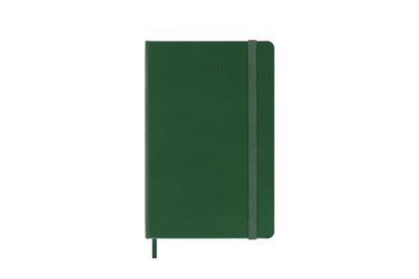 Agenda giornaliera Moleskine 2026, 12 mesi, Pocket, Copertina rigida, Verde mirto - Pocket 9x14