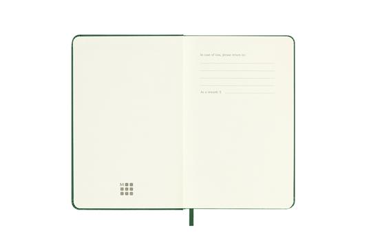 Agenda giornaliera Moleskine 2026, 12 mesi, Pocket, Copertina rigida, Verde mirto - Pocket 9x14 - 2