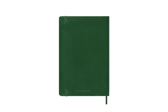 Agenda giornaliera Moleskine 2026, 12 mesi, Large, Copertina morbida, Verde mirto - Large 13x21 - 6