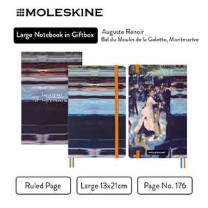 Cartoleria Taccuino Large a Righe con Box  Impressionismo (senza logo) Moleskine