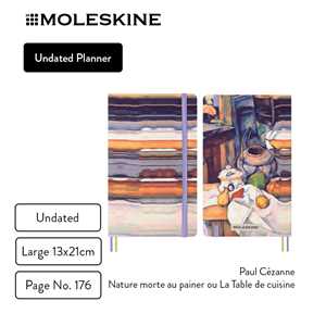 Cartoleria Planner Undated Large  Impressionismo (senza logo) Moleskine