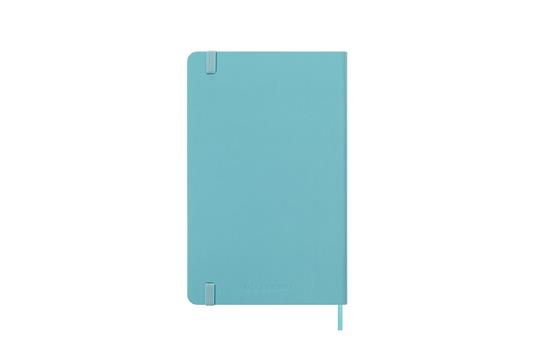 Agenda settimanale Moleskine 2025-26, con spazio per note 12 mesi, Large, Copertina rigida, Aquamarine - Large 13x21 - 6
