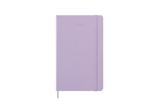 Agenda giornaliera Moleskine 2026, 12 mesi, Large, Copertina rigida, Pastel Lilac - Large 13x21