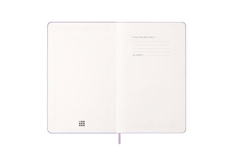 Agenda giornaliera Moleskine 2026, 12 mesi, Large, Copertina rigida, Pastel Lilac - Large 13x21 - 2