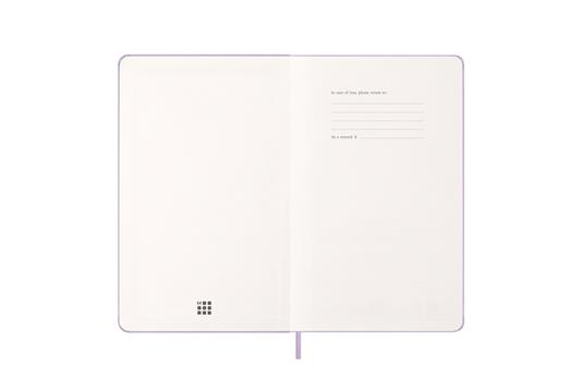 Agenda giornaliera Moleskine 2026, 12 mesi, Large, Copertina rigida, Pastel Lilac - Large 13x21 - 2