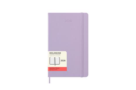 Agenda giornaliera Moleskine 2026, 12 mesi, Large, Copertina rigida, Pastel Lilac - Large 13x21 - 7