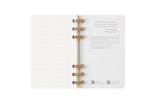 Agenda con rilegatura a spirale 2026 Moleskine. Nero - Large 15x21  - 15