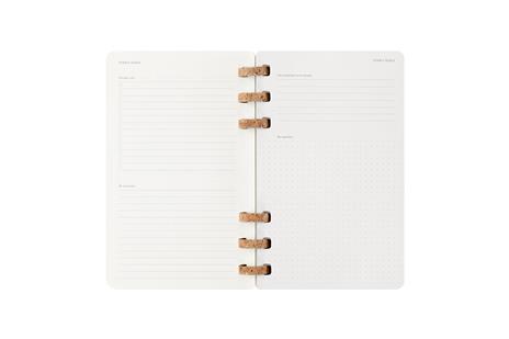 Agenda con rilegatura a spirale 2026 Moleskine. Nero - Large 15x21  - 8