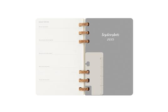 Agenda con rilegatura a spirale 2026 Moleskine. Nero - Large 15x21  - 9