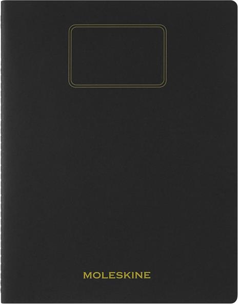 Taccuino a righe, nero Moleskine Student cahier - XXL