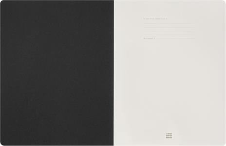 Taccuino a righe, nero Moleskine Student cahier - XXL - 2