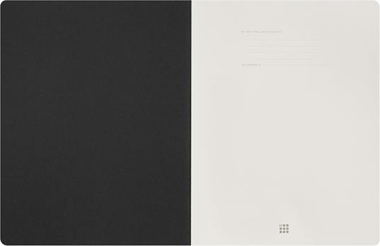 Taccuino a righe, nero Moleskine Student cahier - XXL - 2