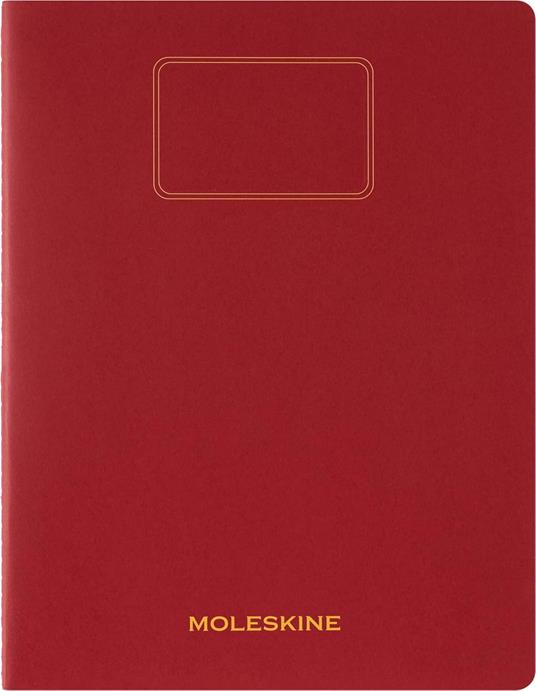 Taccuino a righe, rosso Moleskine Student cahier - XXL - 3