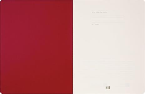 Taccuino a righe, rosso Moleskine Student cahier - XXL - 4