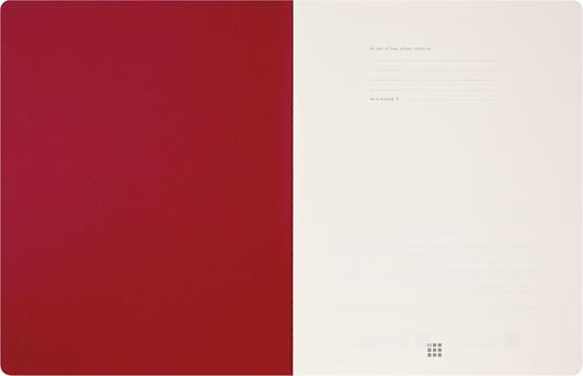 Taccuino a righe, rosso Moleskine Student cahier - XXL - 4