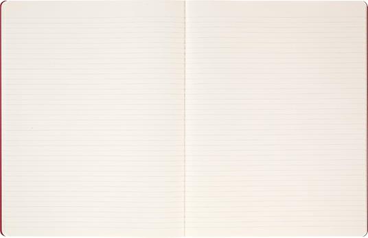Taccuino a righe, rosso Moleskine Student cahier - XXL - 5