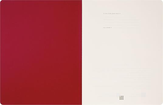 Moleskine Student cahier - taccuino XXL plain red, rosso - 4