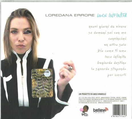 Luce infinita - CD Audio di Loredana Errore - 2